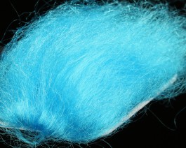 Fine Trilobal Wing Hair, Fluo Blue